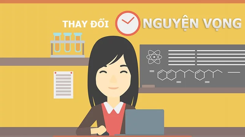 thay đổi nguyện vọng