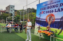 Giải bóng đá HFC 2026 lần I tại Trường Cao đẳng Ngoại ngữ Hà Nội